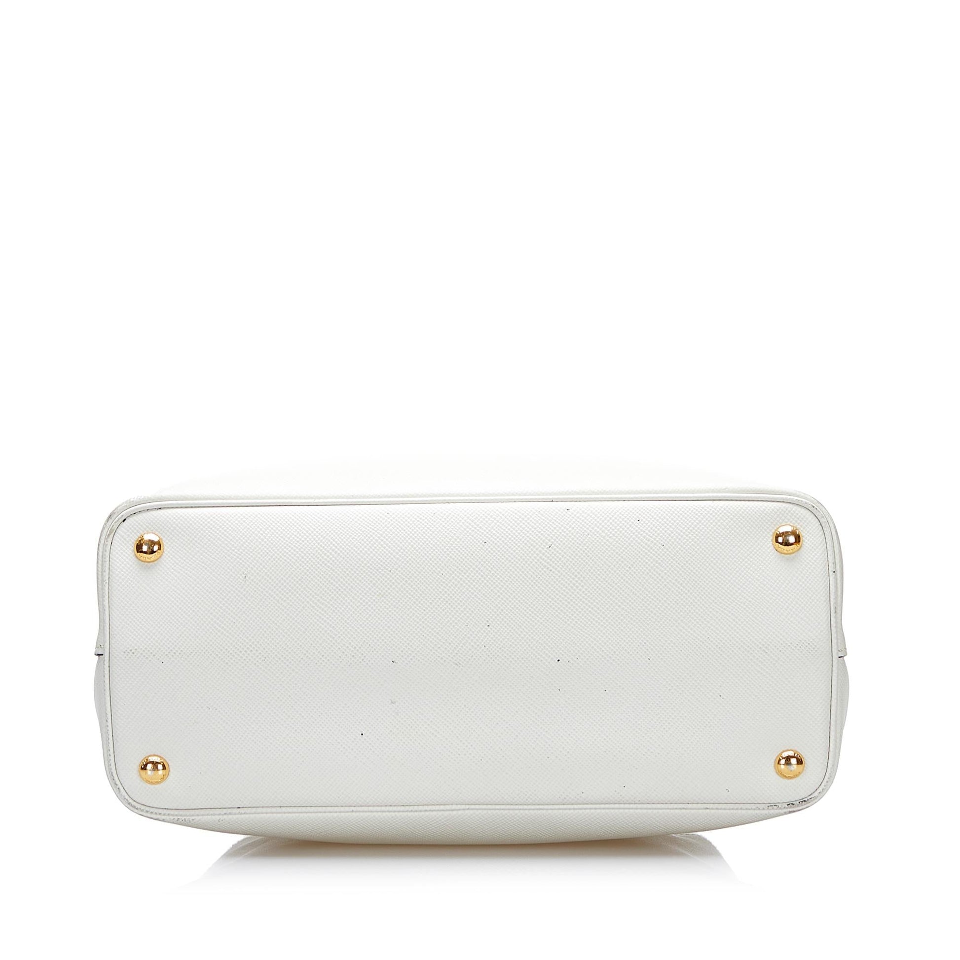 Prada Saffiano Cuir Twin Satchel (SHG-37746)