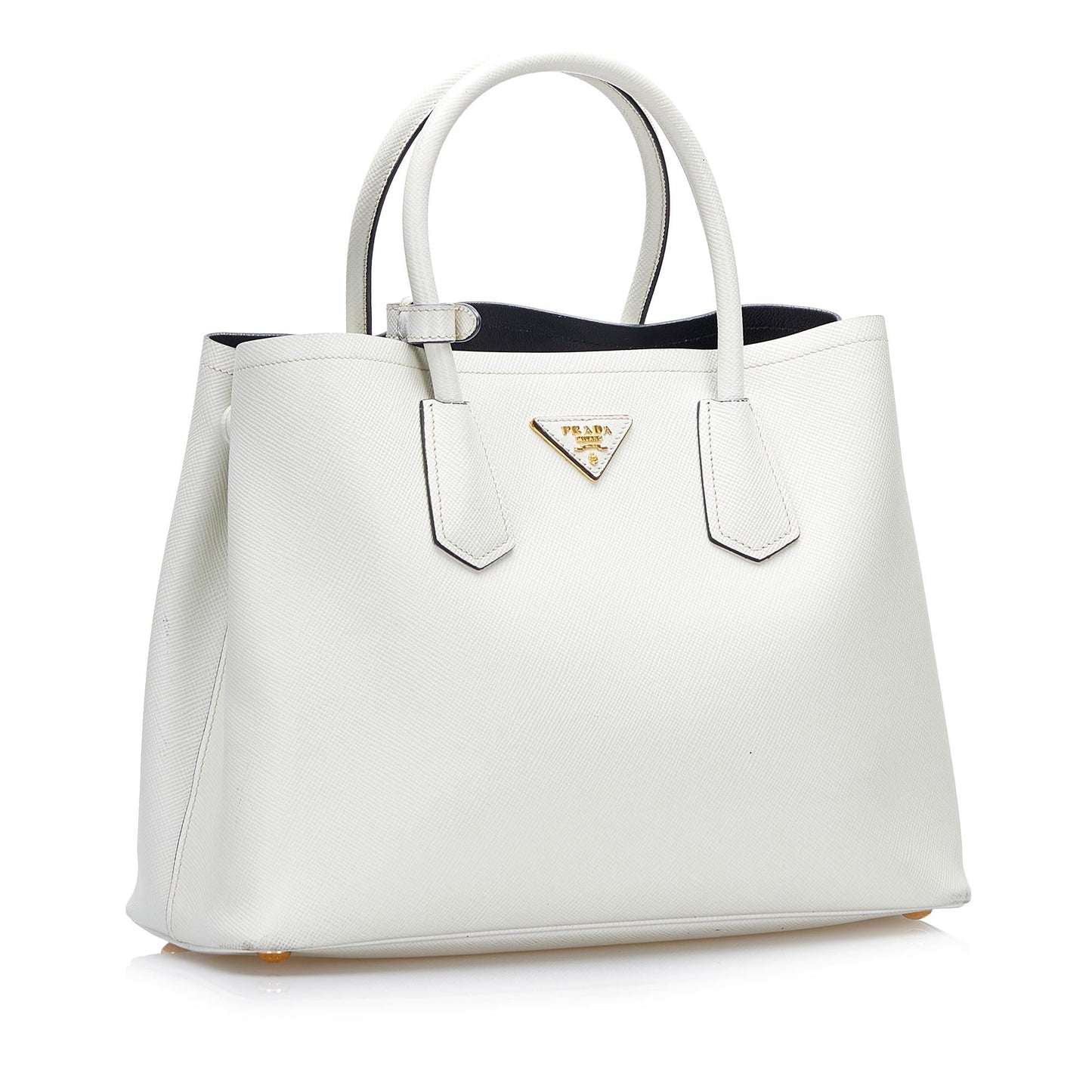 Prada Saffiano Cuir Twin Satchel (SHG-37746)