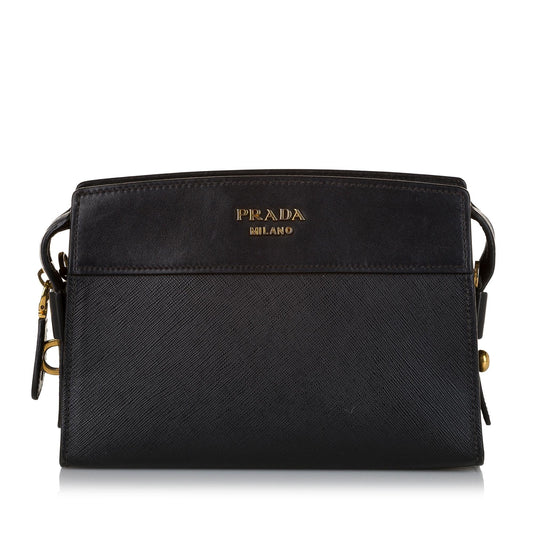 Prada Saffiano Esplanade Crossbody Bag (SHG-35109)
