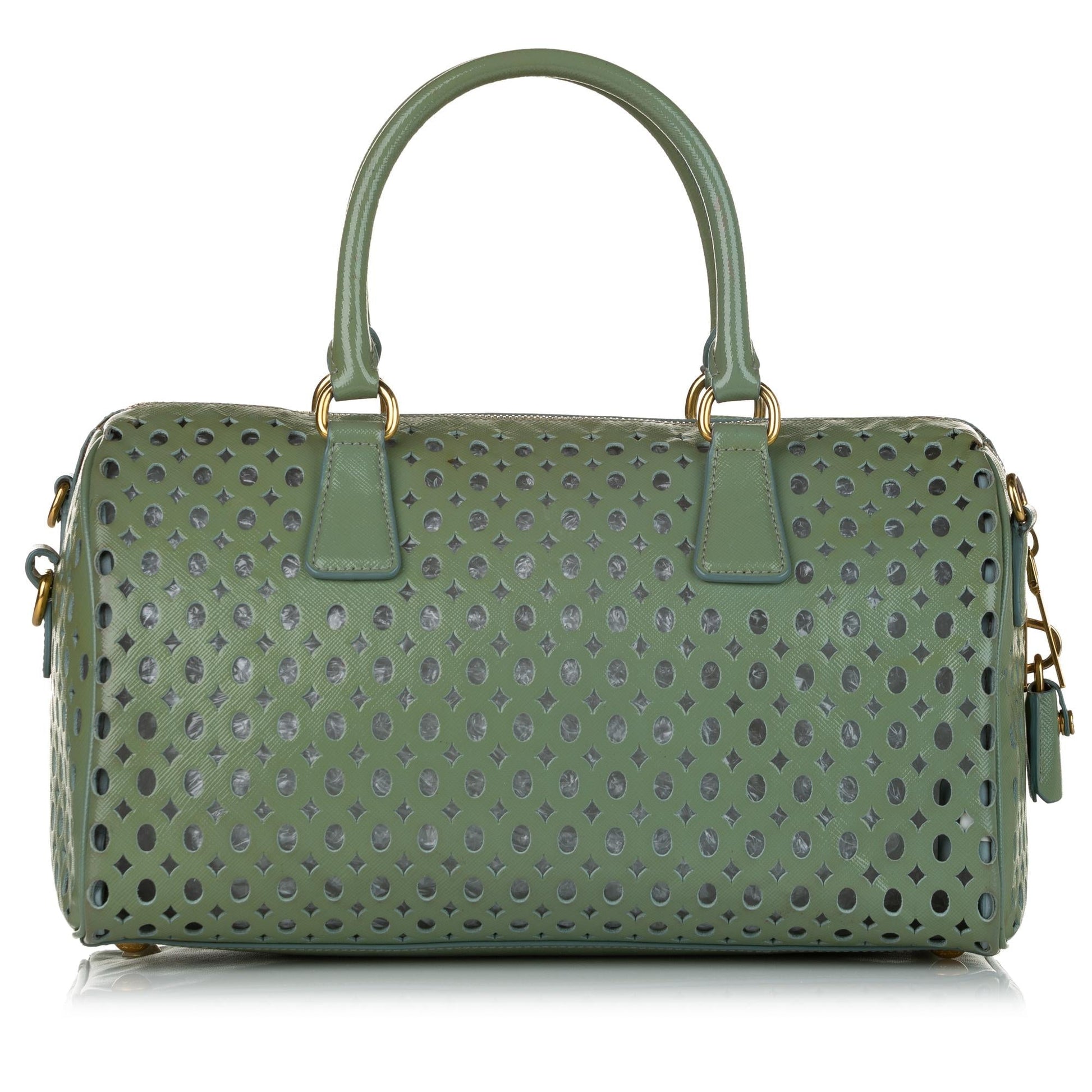 Prada Saffiano Fori Satchel (SHG-33320)