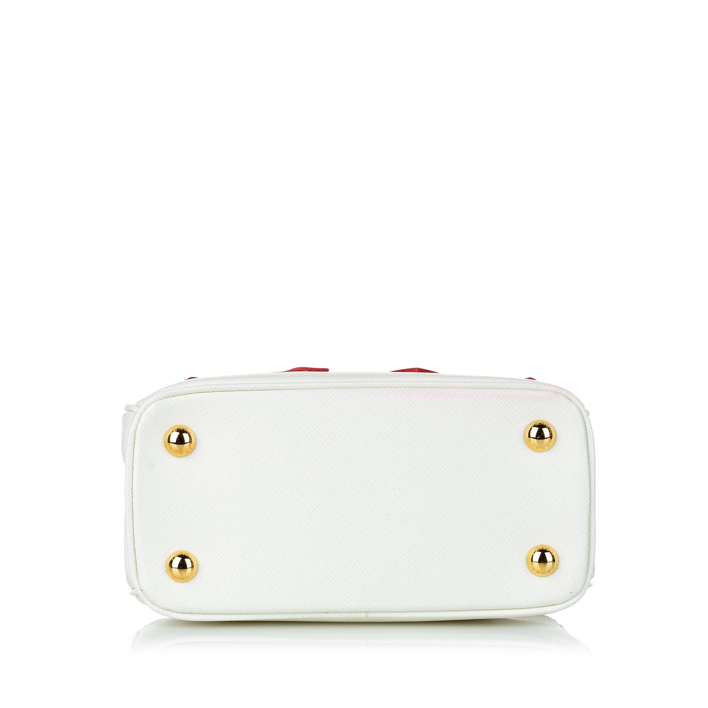 Prada Saffiano Galleria Heart Double Zip Handbag (SHG-29673)