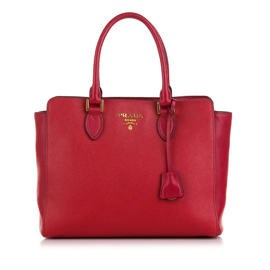 Prada Saffiano Handbag (SHG-37356)