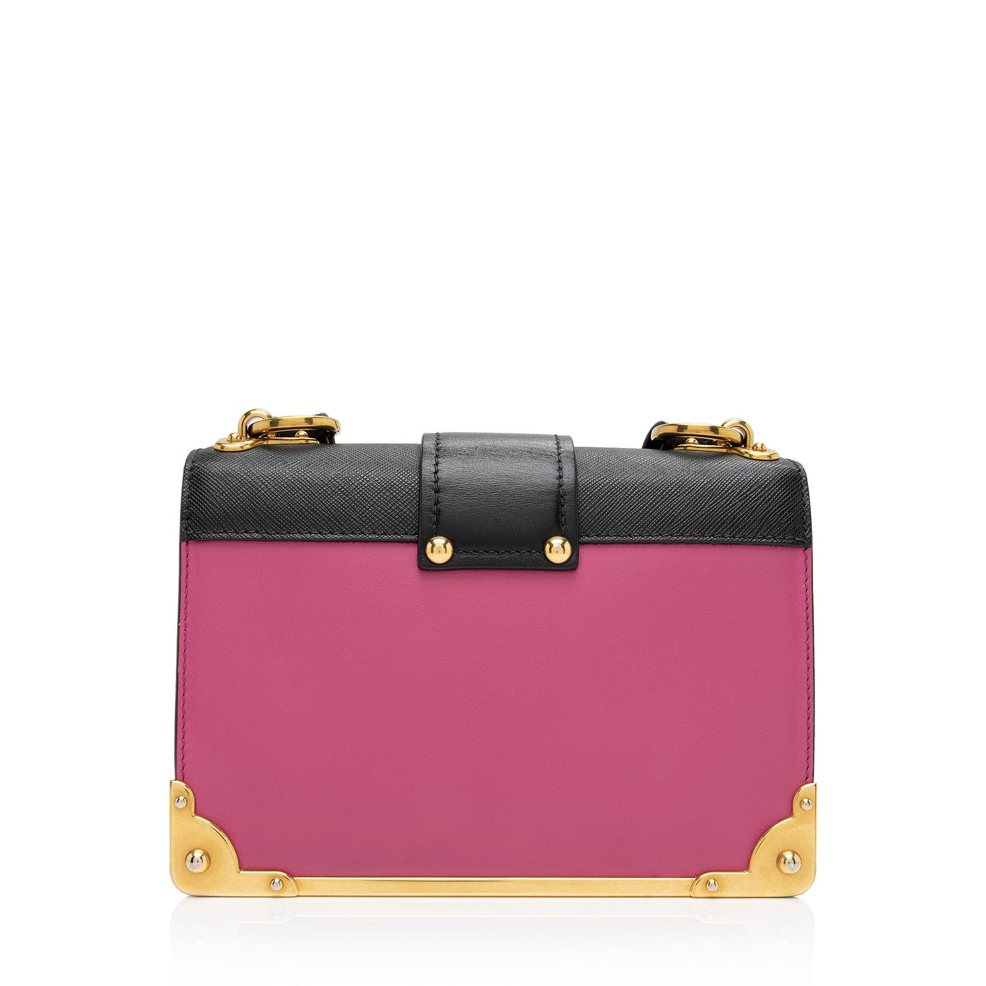 Prada Saffiano Leather Cahier Shoulder Bag (SHF-a453Ku)
