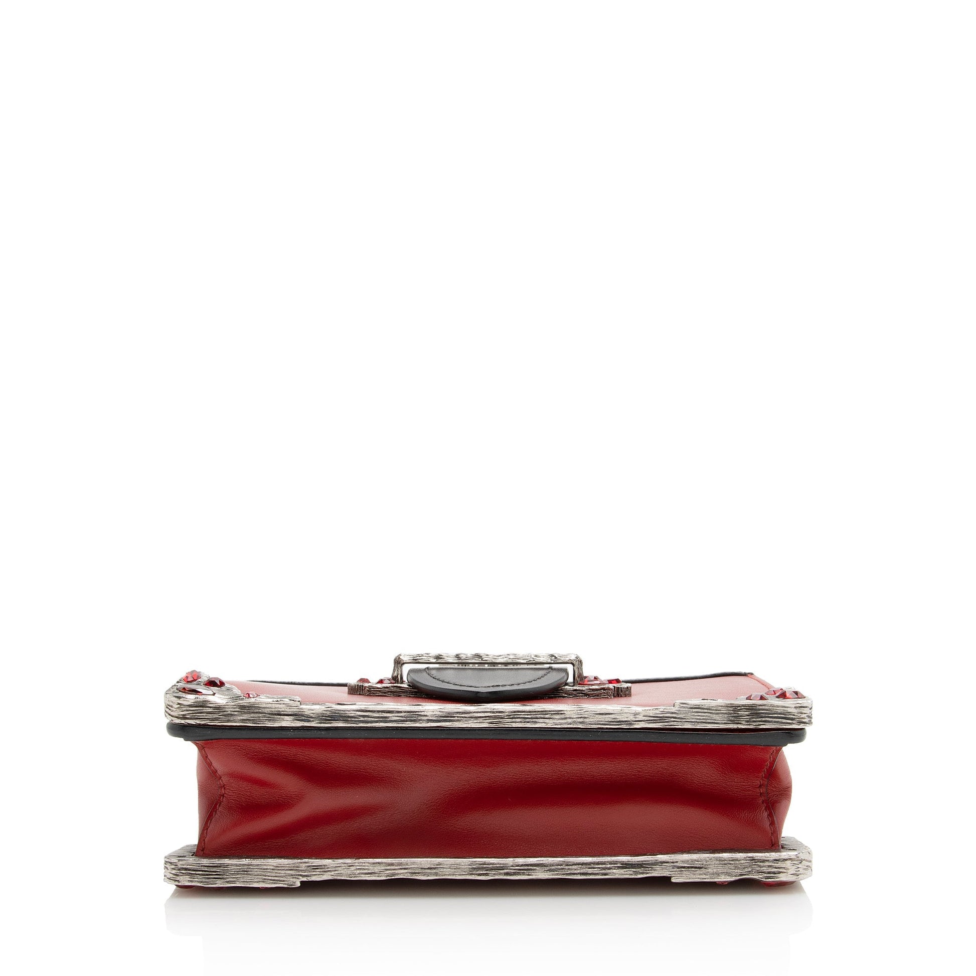 Prada Saffiano Crystal City Cahier Shoulder Bag (SHF-22657)