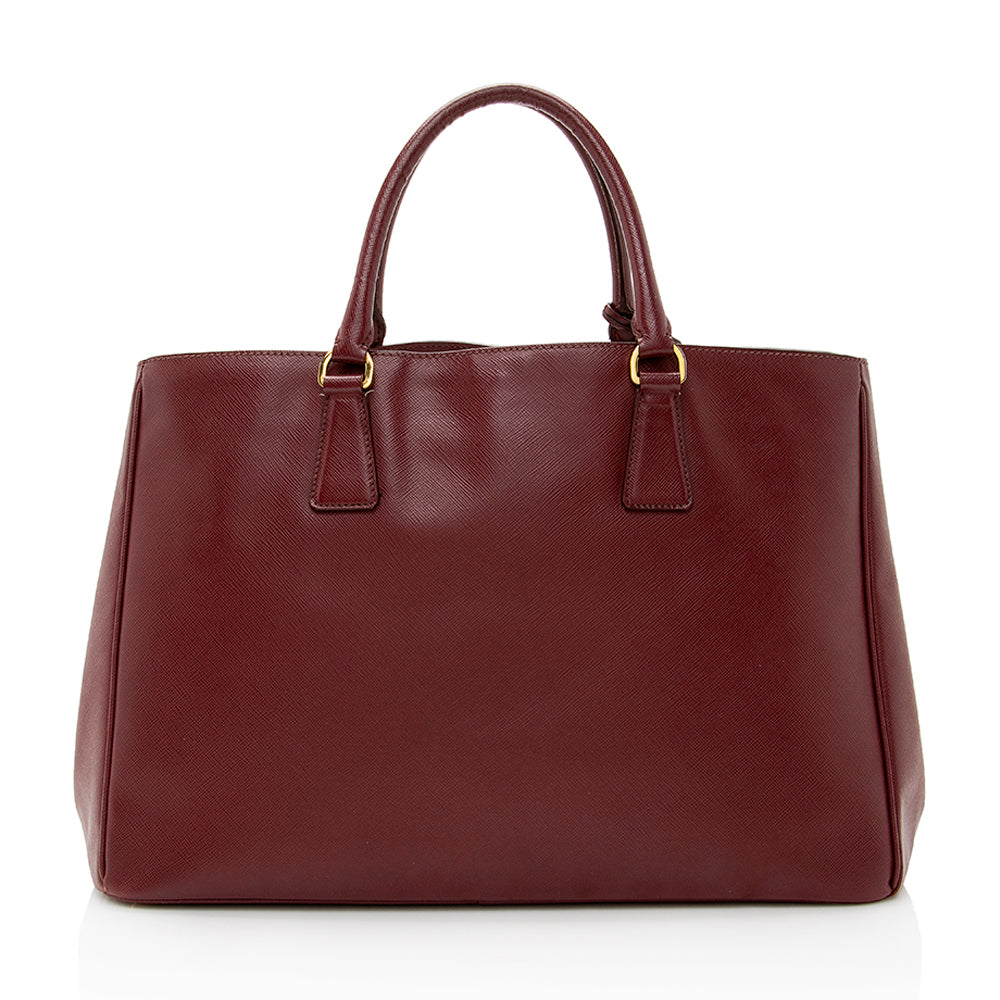 Prada Saffiano Leather Gardeners Tote (SHF-19452)
