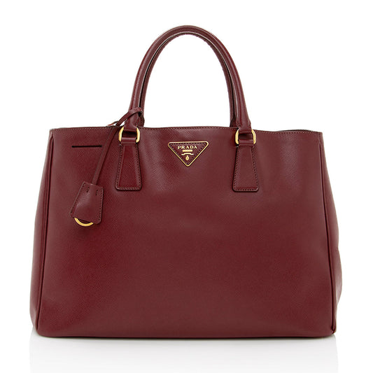 Prada Saffiano Leather Gardeners Tote (SHF-19452)