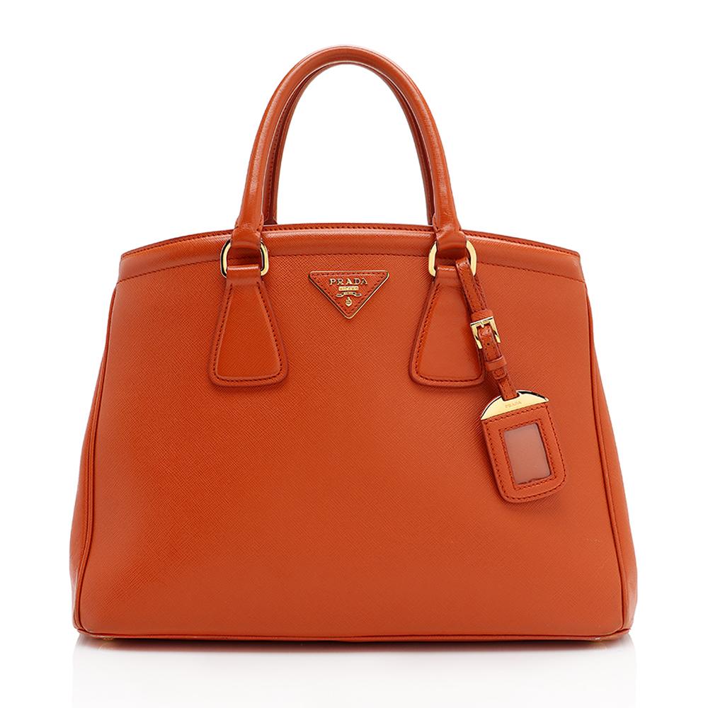 Prada Saffiano Leather Parabole Tote  