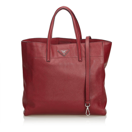 Prada Saffiano Leather Soft Tote  