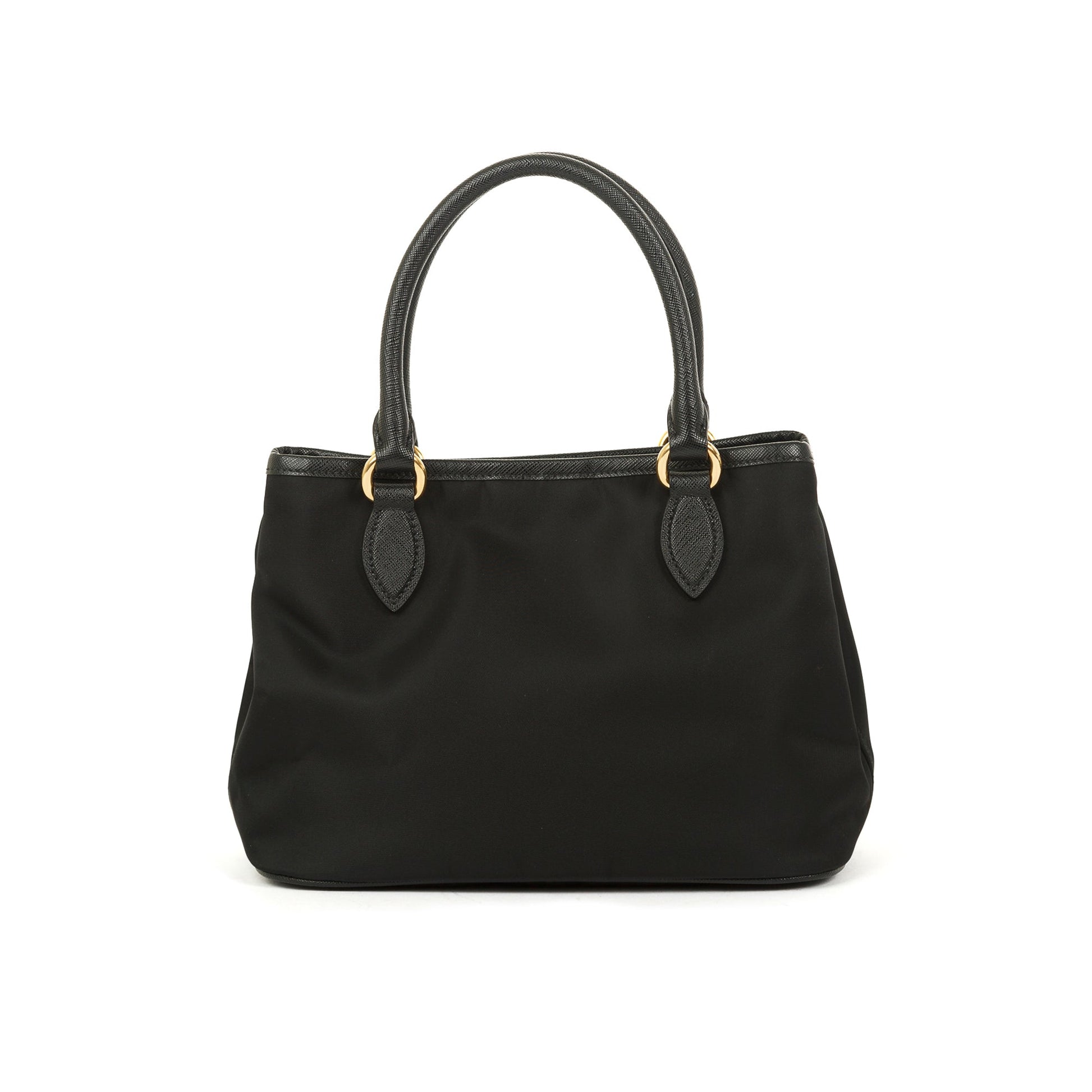 Prada Saffiano Leather-Trimmed Tessuto Nylon Satchel