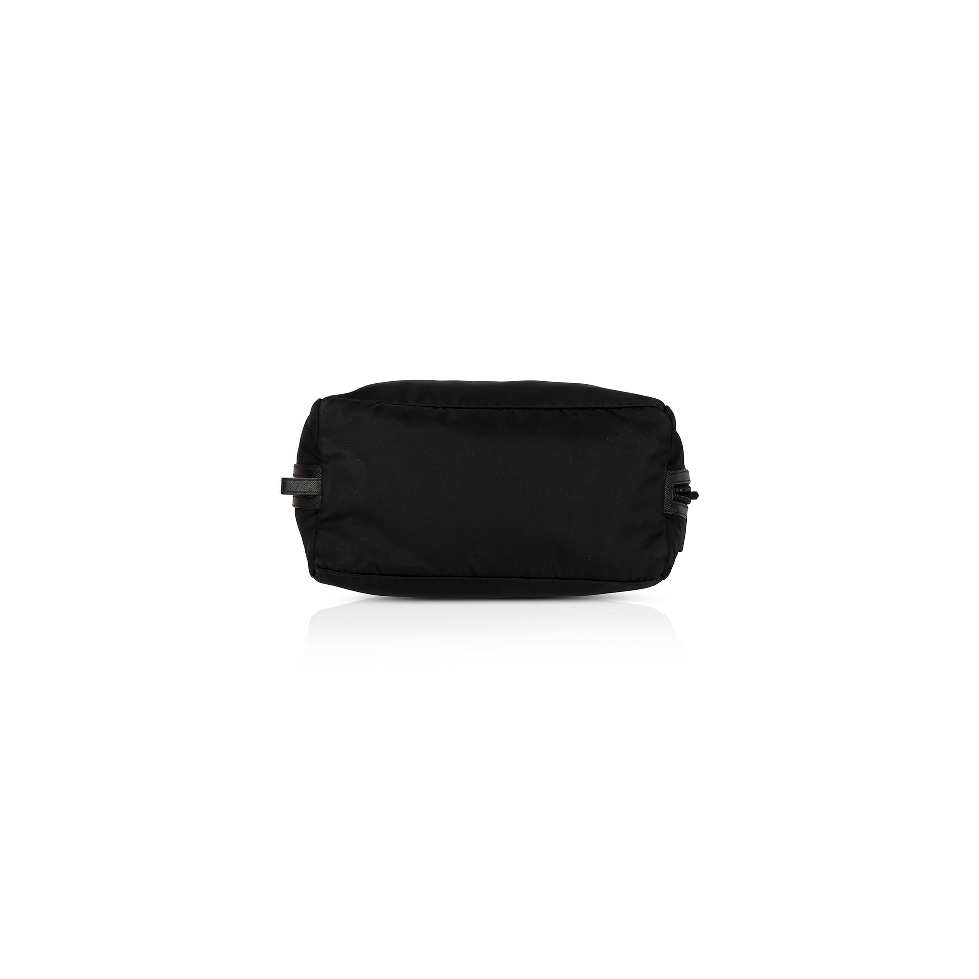 Prada Saffiano Leather Trimmed Tessuto Nylon Toiletry Bag