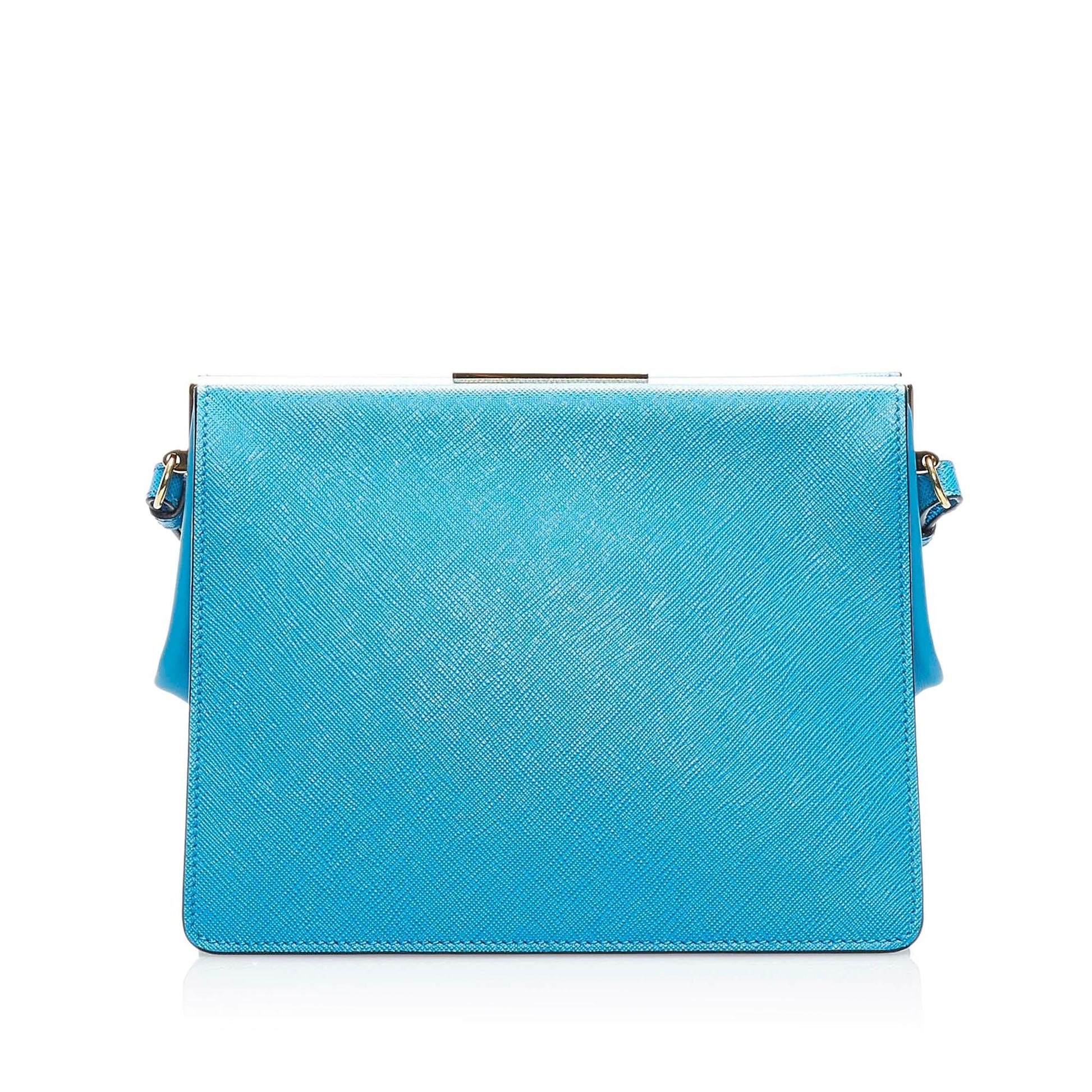 Prada Saffiano Light Frame Crossbody Bag (SHG-33959)