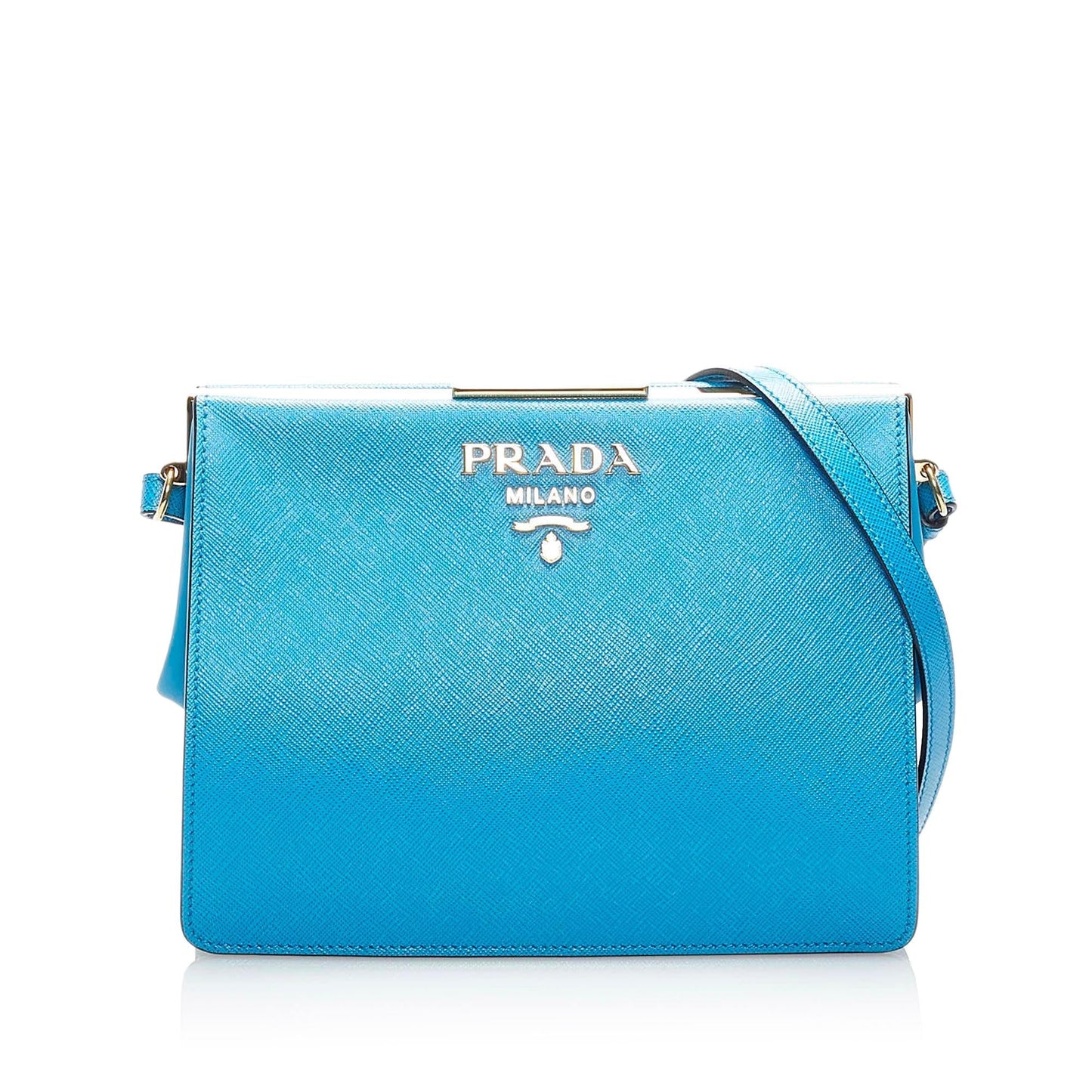 Prada Saffiano Light Frame Crossbody Bag (SHG-33959)