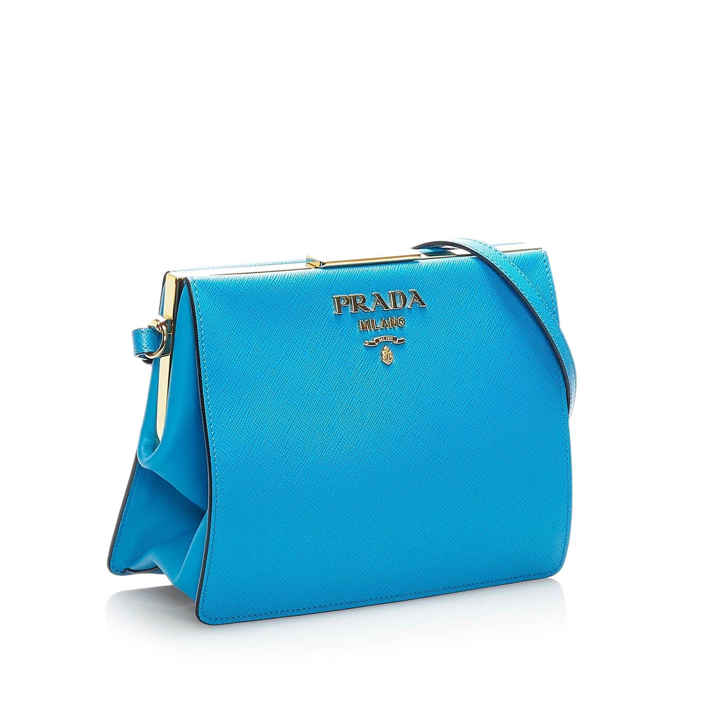 Prada Saffiano Light Frame Crossbody Bag (SHG-33959)