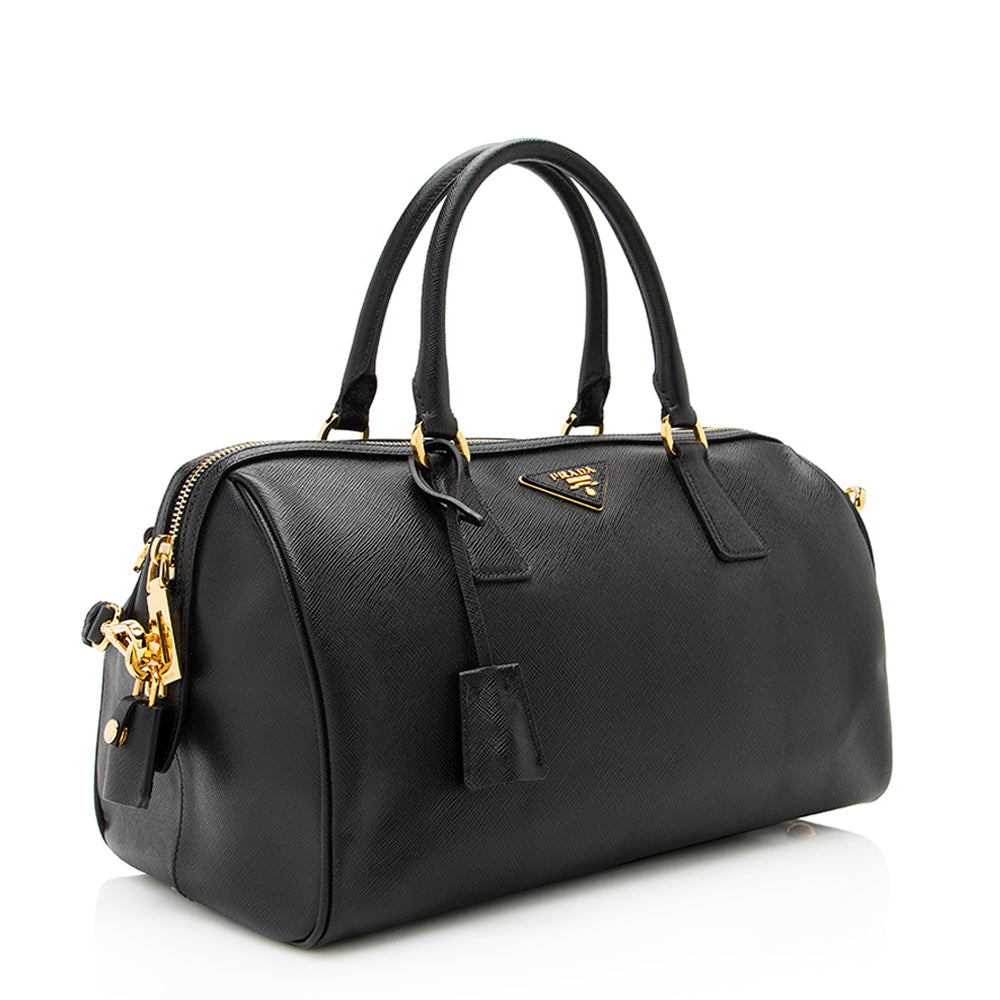 Prada Saffiano Lux Boston Bag (SHF-19866)