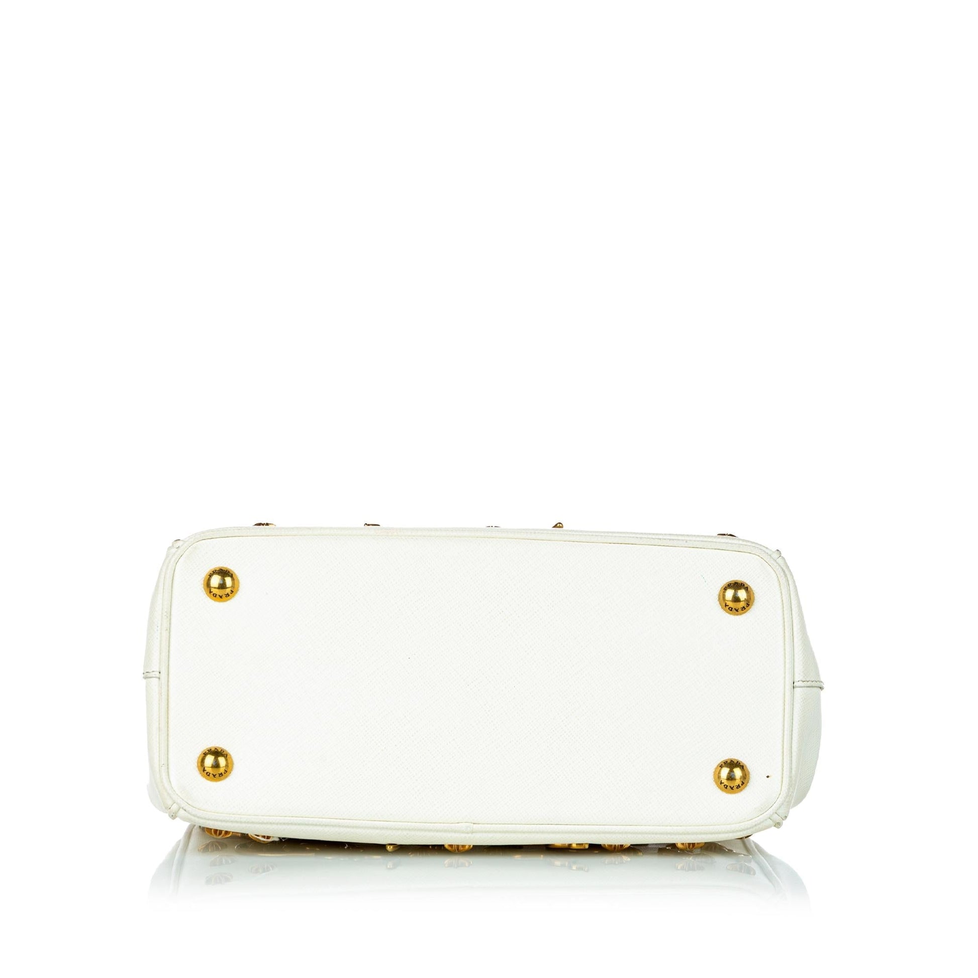 Prada Saffiano Lux Galleria Astrology Double Zip Handbag (SHG-29456)