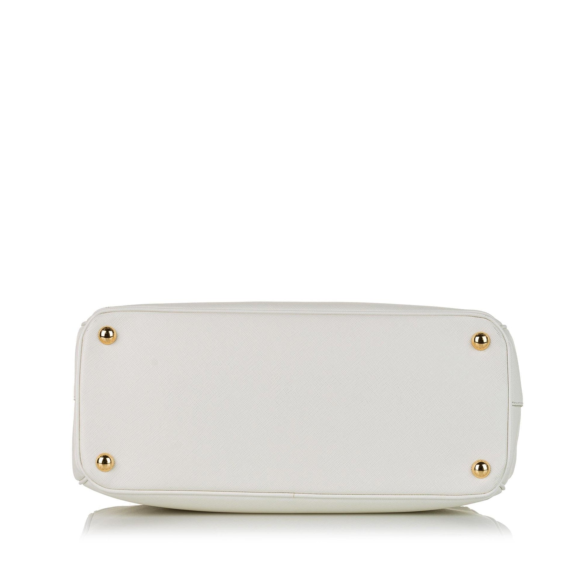 Prada Saffiano Lux Galleria Double Zip Satchel (SHG-36107)