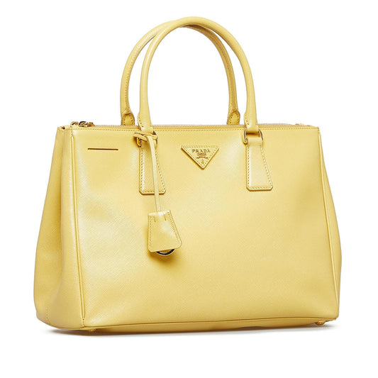 Prada Saffiano Lux Galleria Double Zip (SHG-yFcskK) Luxury Handbag