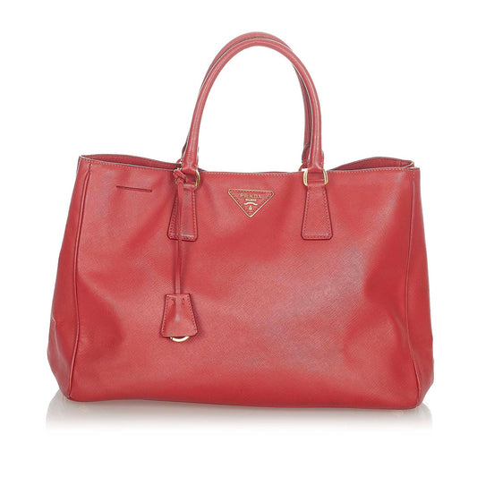 Prada Saffiano Lux Galleria Handbag (SHG-23324)