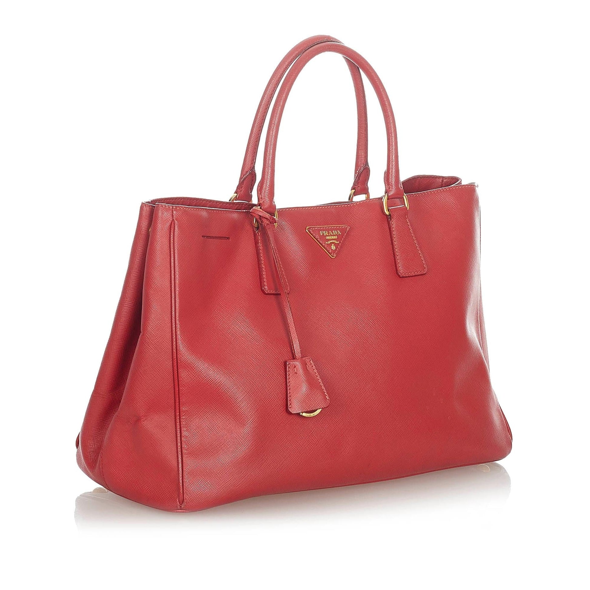 Prada Saffiano Lux Galleria Handbag (SHG-23324)