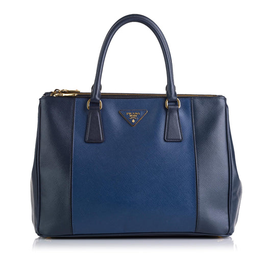 Prada Saffiano Lux Galleria Handbag (SHG-36672)