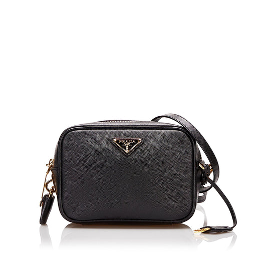 Prada Saffiano Lux Mini Camera Bag (SHG-35531)