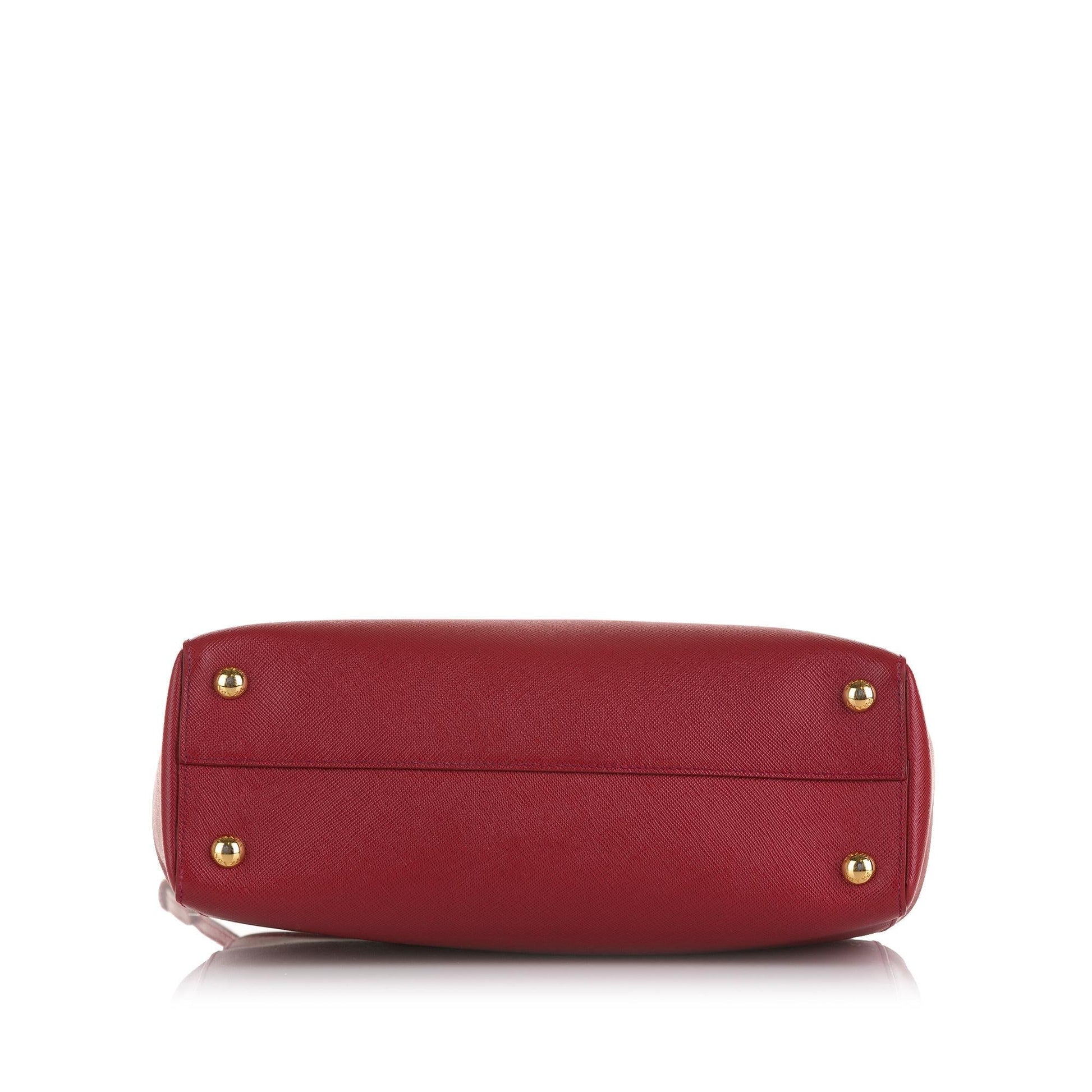 Prada Saffiano Lux Parabole Satchel (SHG-Y1ZtNH)