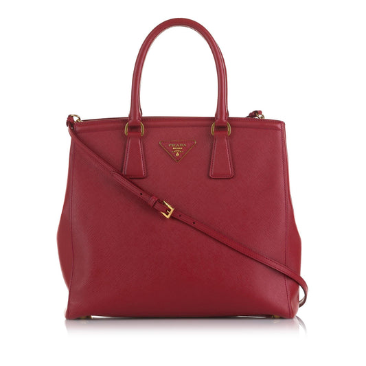 Prada Saffiano Lux Parabole Satchel (SHG-Y1ZtNH)