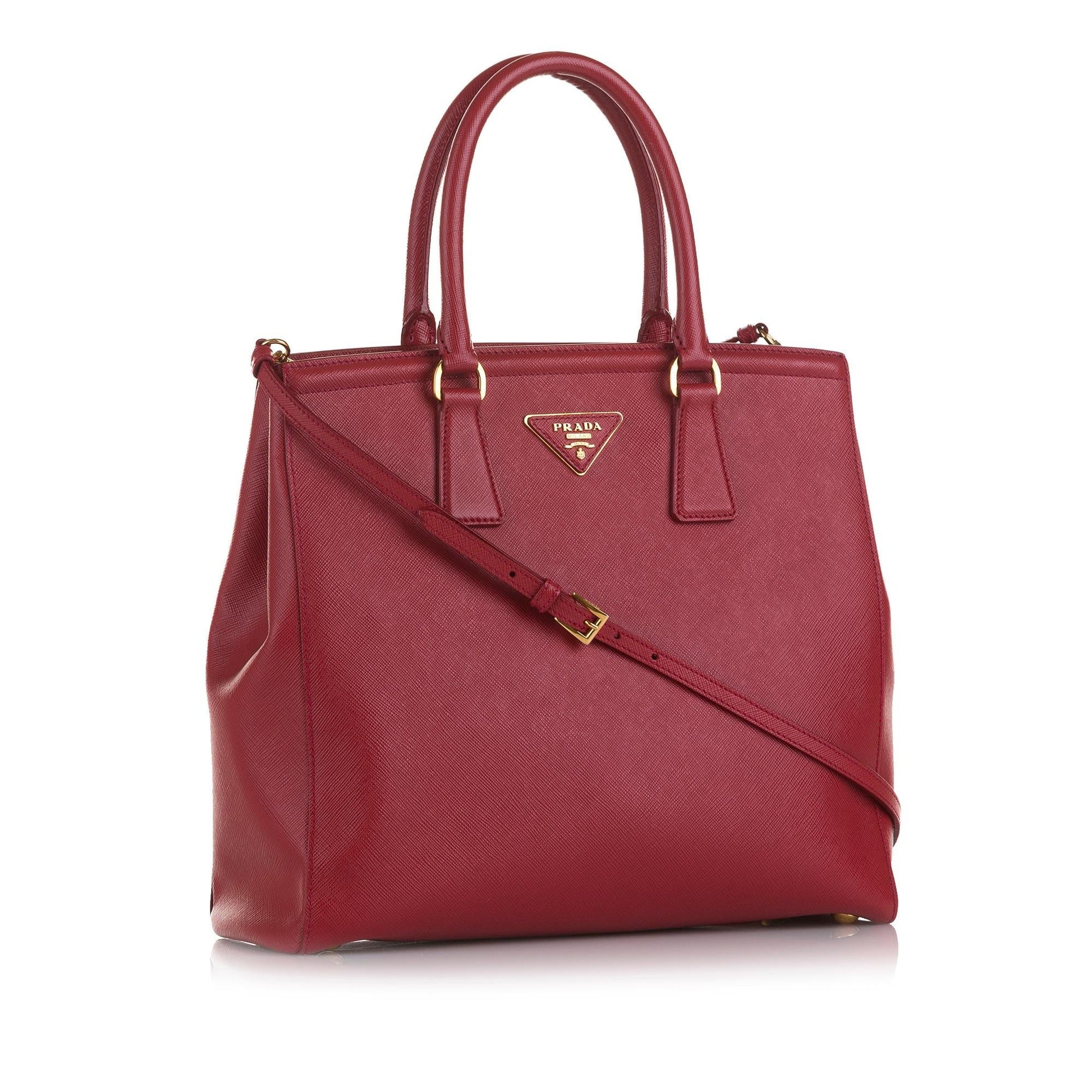 Prada Saffiano Lux Parabole Satchel (SHG-Y1ZtNH)