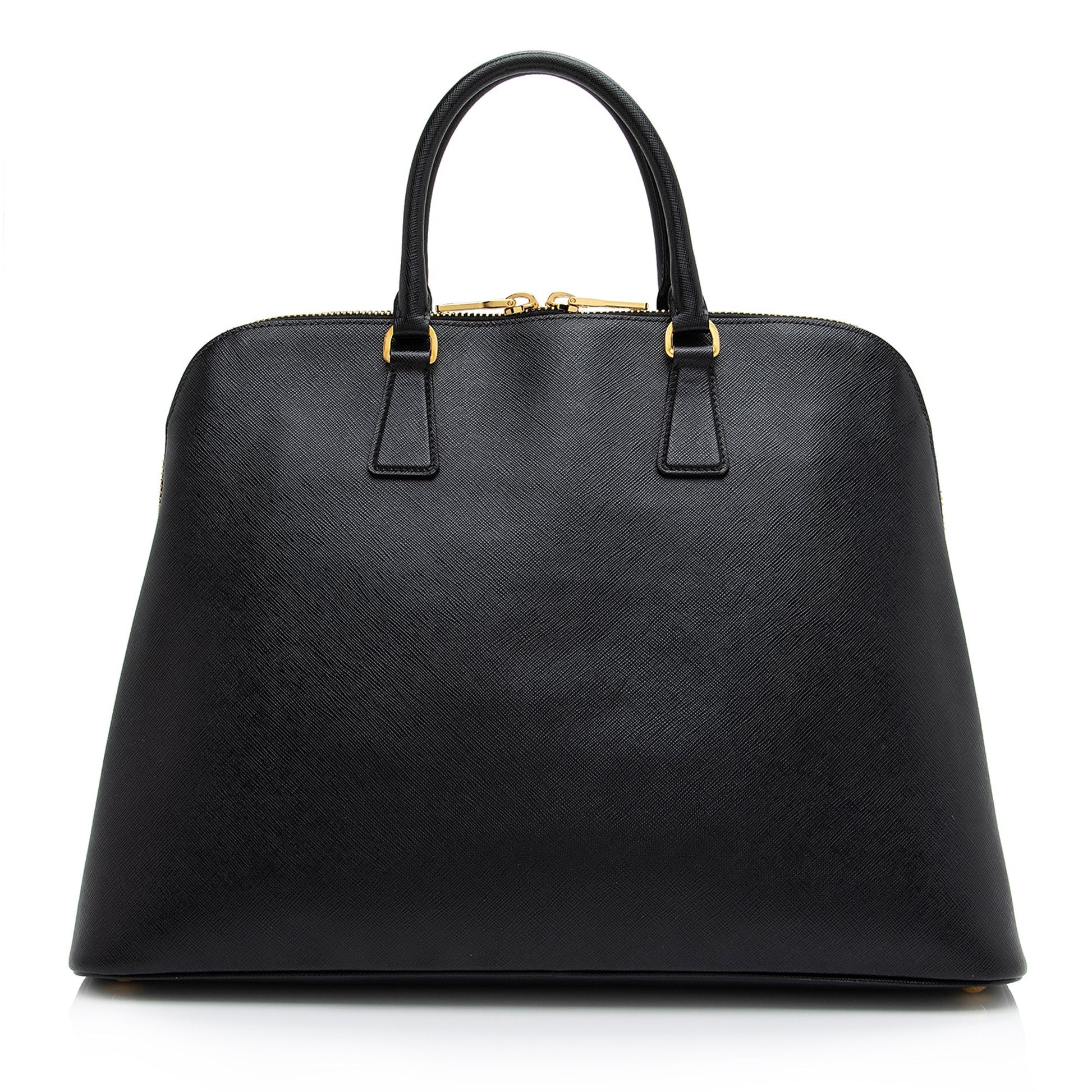 Prada Saffiano Lux Promenade Large Satchel (SHF-V0lAjx)