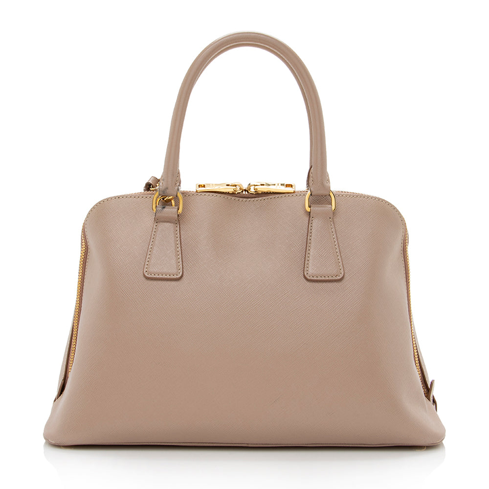 Prada Saffiano Lux Promenade Top Handle Satchel (SHF-15568)
