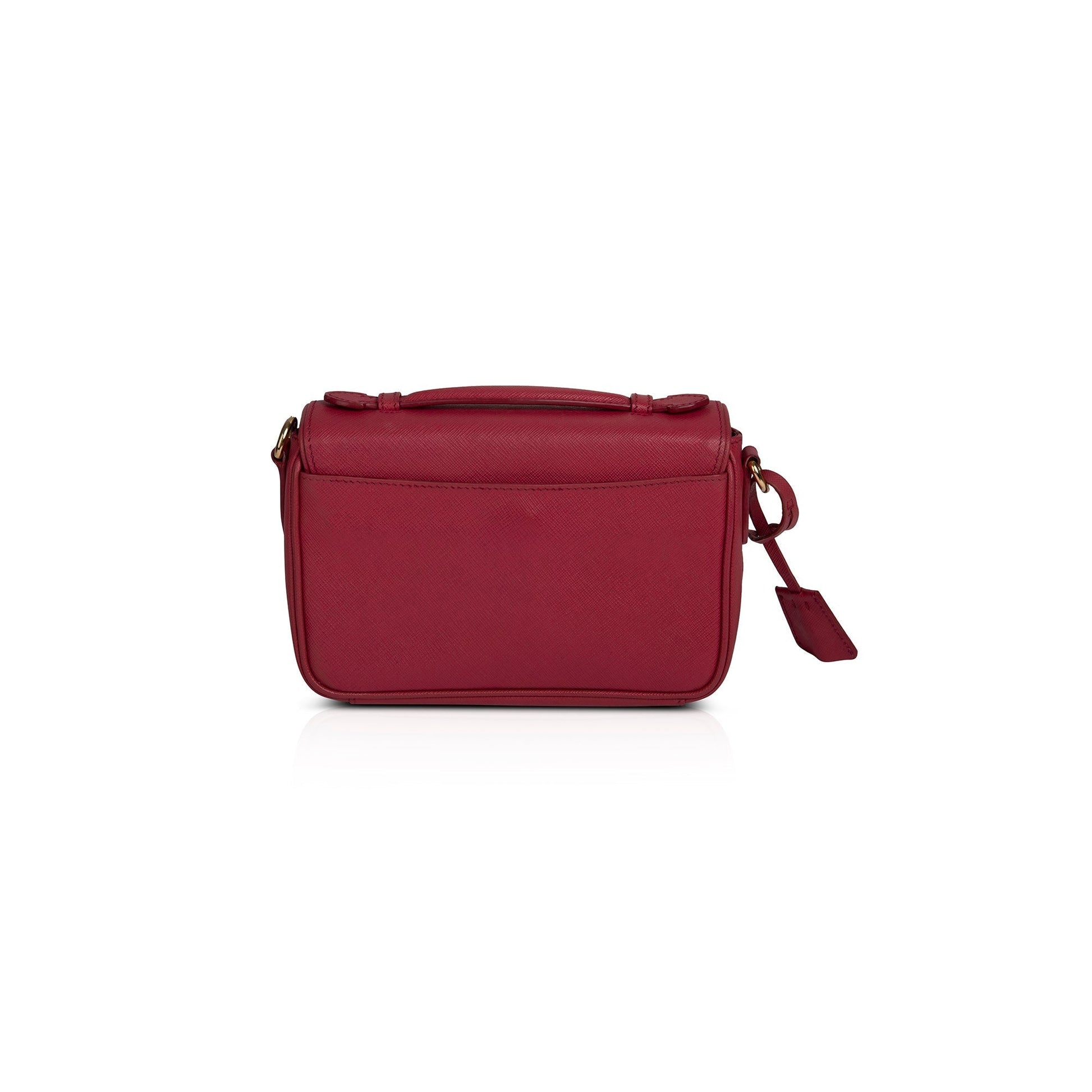Prada Saffiano Lux Sound Crossbody Bag