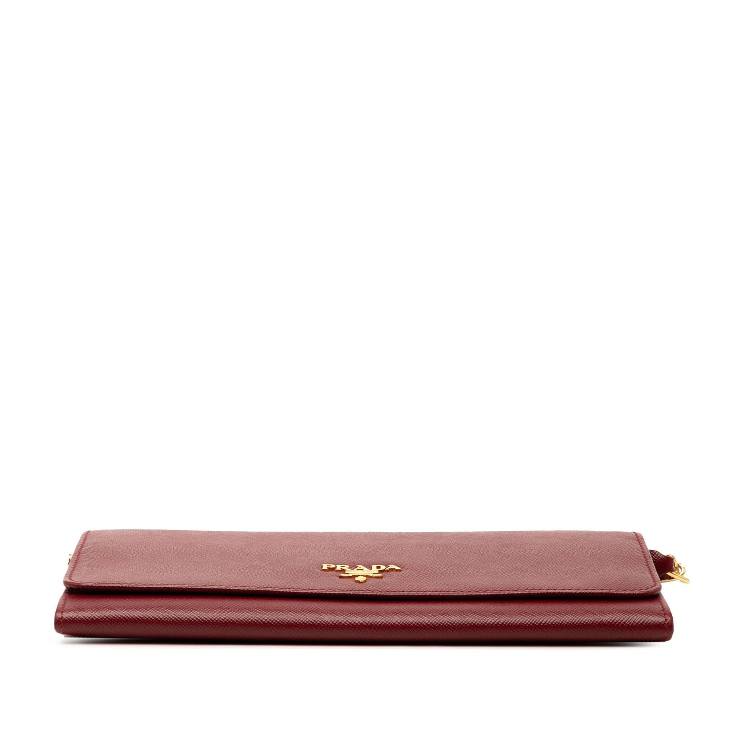 Prada Saffiano Lux Wallet On Chain