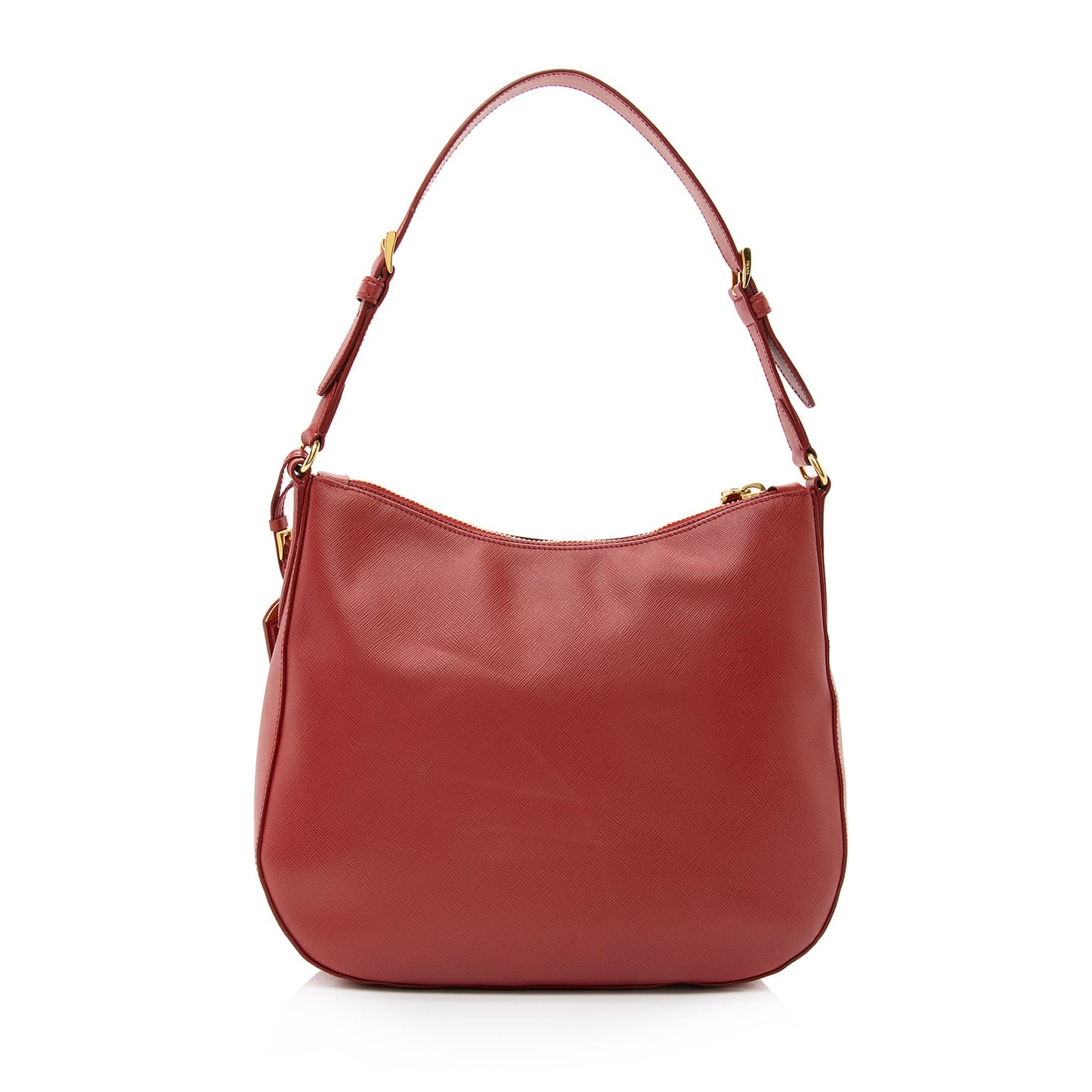 Prada Saffiano Lux Zip Medium Hobo (SHF-22986)