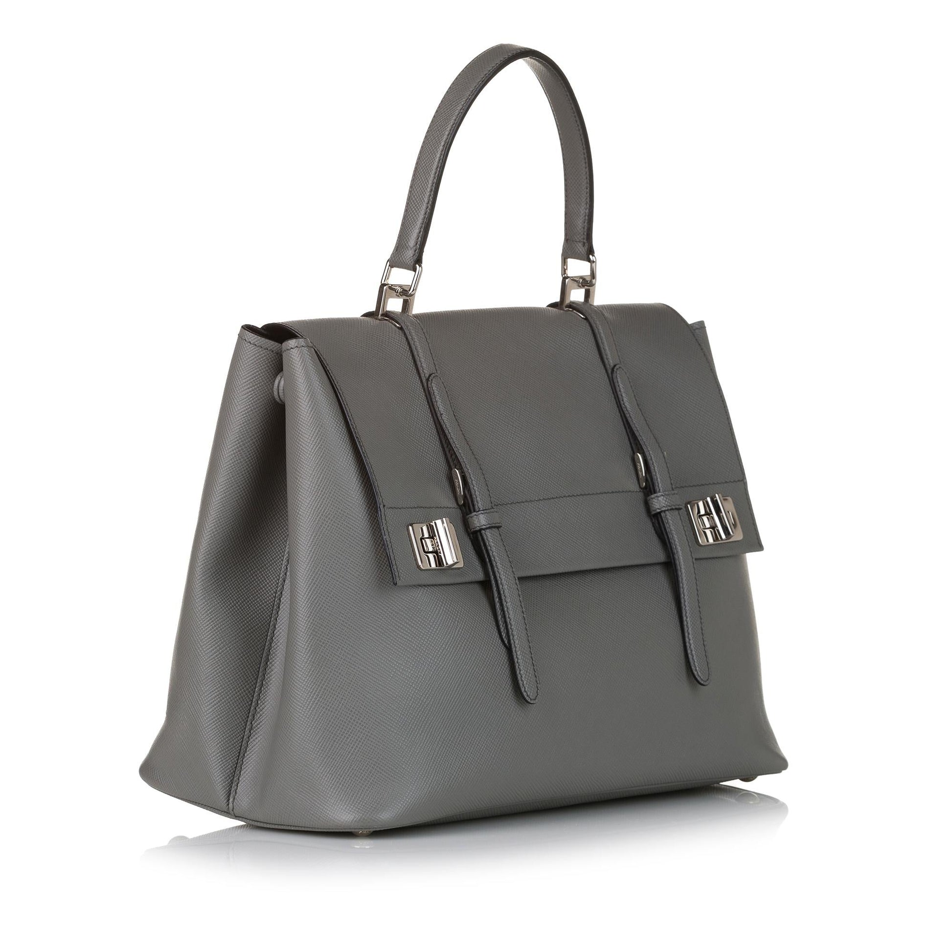 Prada Saffiano Satchel (SHG-31898)