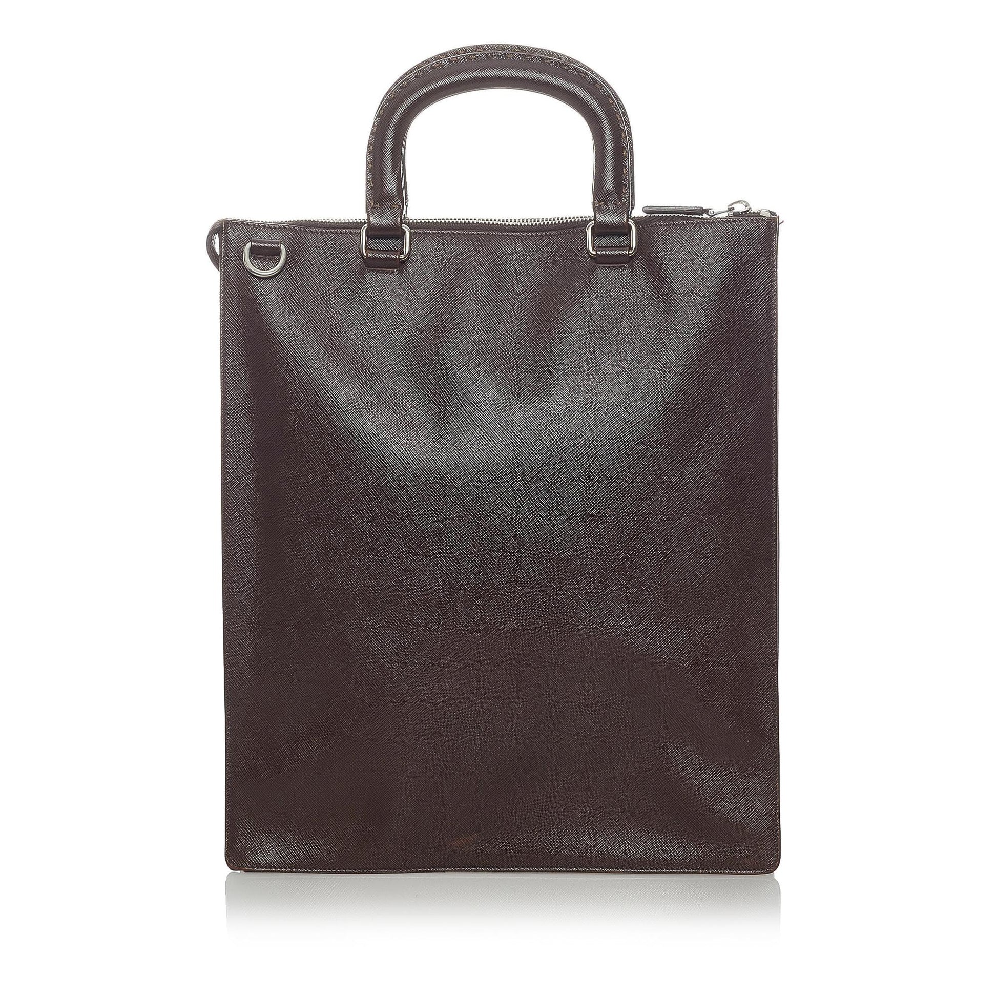 Prada Saffiano Satchel (SHG-33021)