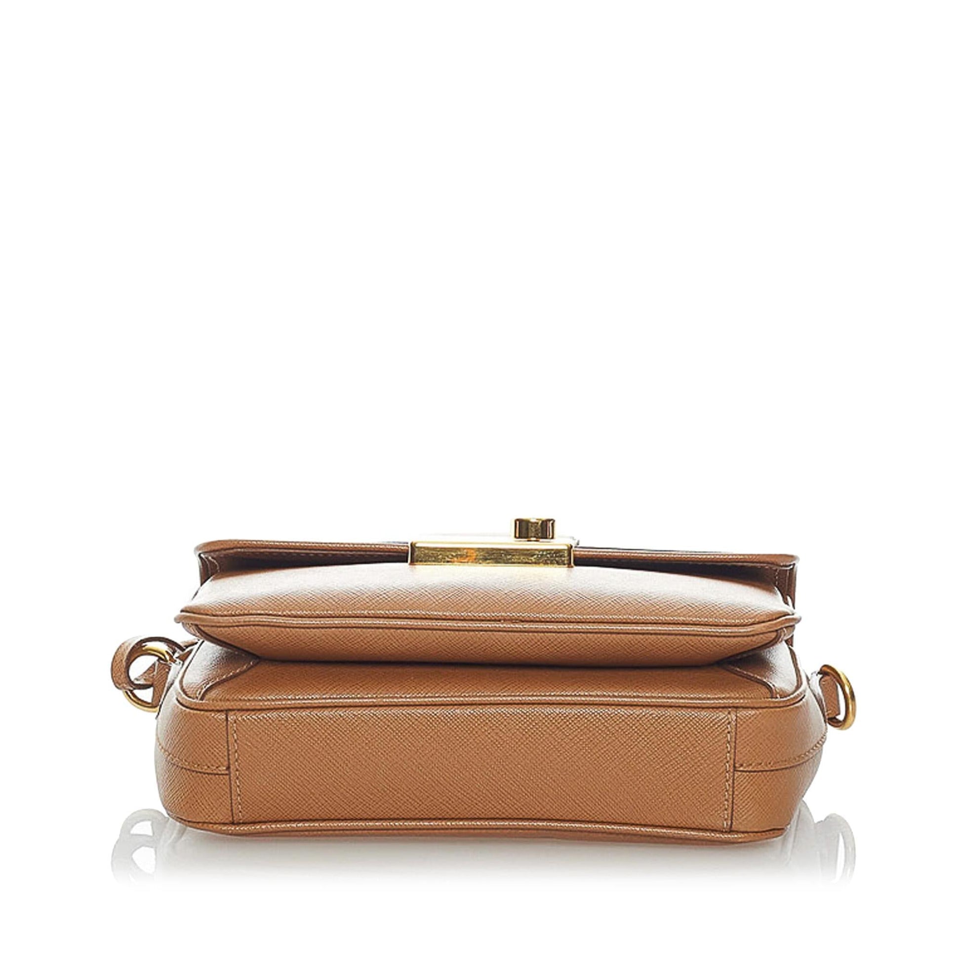 Prada Saffiano Sound Satchel (SHG-32240)