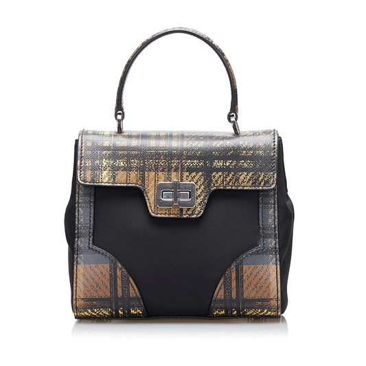 Prada Saffiano Tessuto Satchel (SHG-uIZ59r)