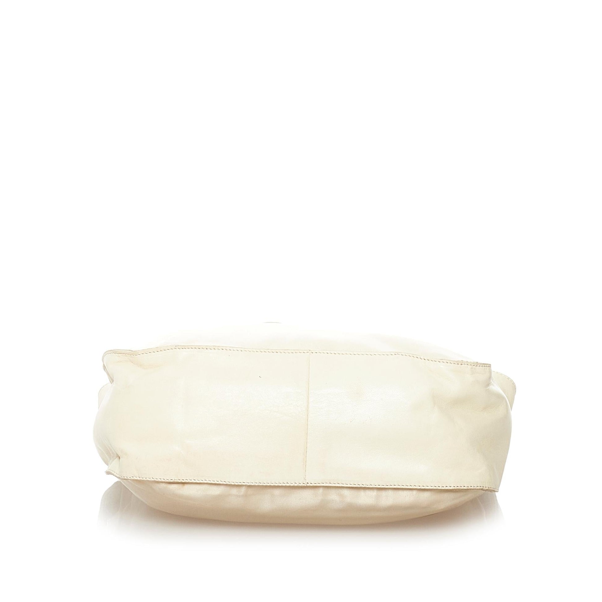 Prada Saffiano Trimmed Tessuto Shoulder Bag (SHG-32896)