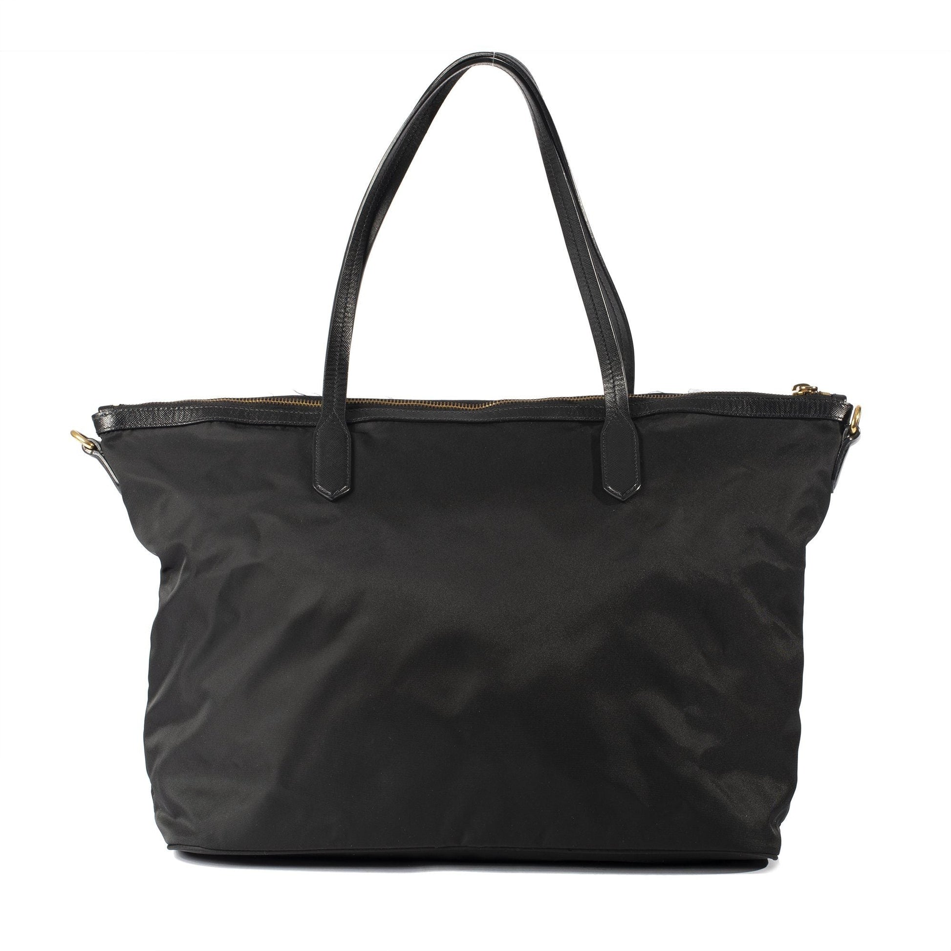 Prada Saffiano-Trimmed Vela Nylon Tote