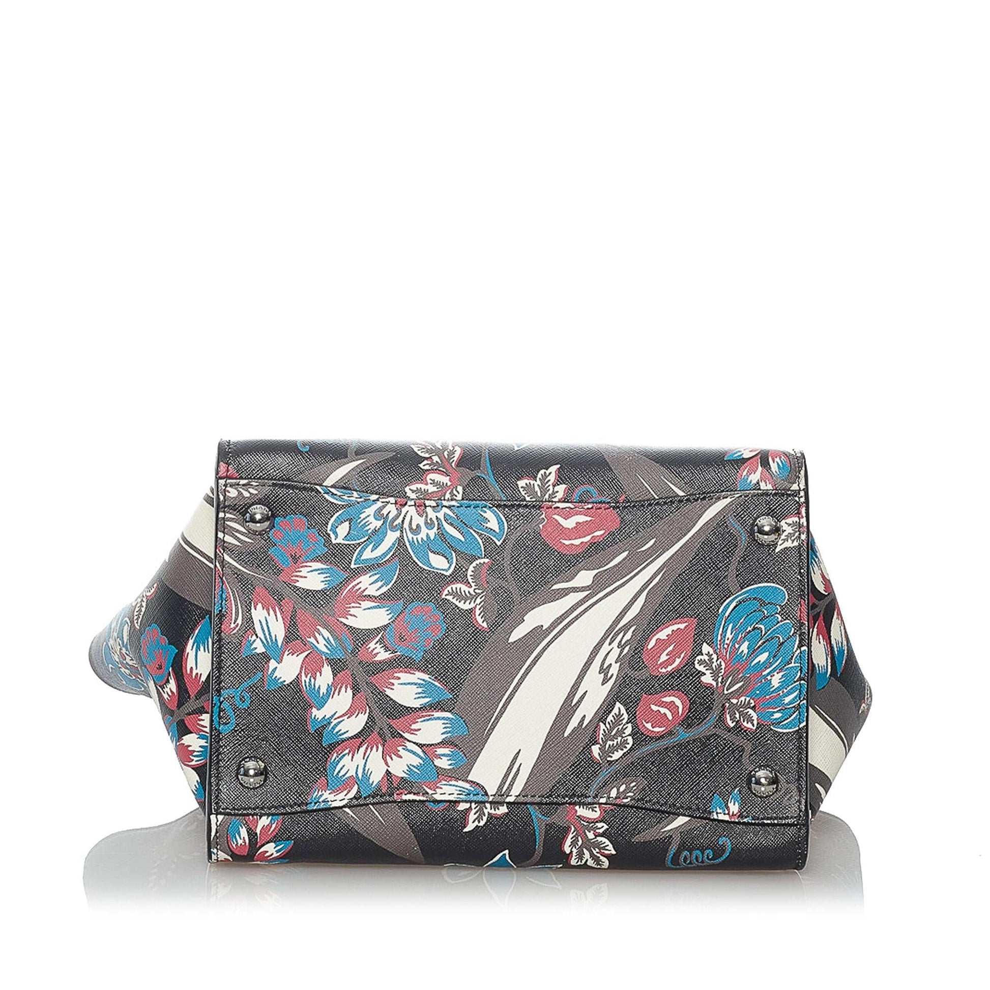 Prada Saffiano Twin Pocket Satchel (SHG-30213)
