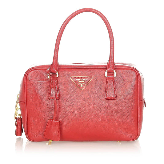 Prada Saffiano Vernice Handbag (SHG-20468)