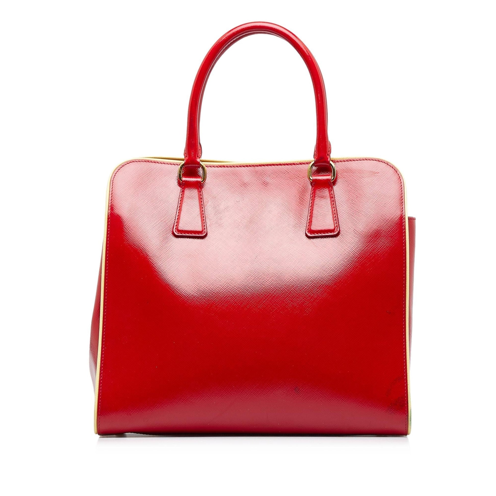 Prada Saffiano Vernice Satchel (SHG- )