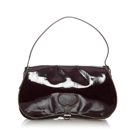 Prada Saffiano Vernice Shoulder Bag (SHG-29801)