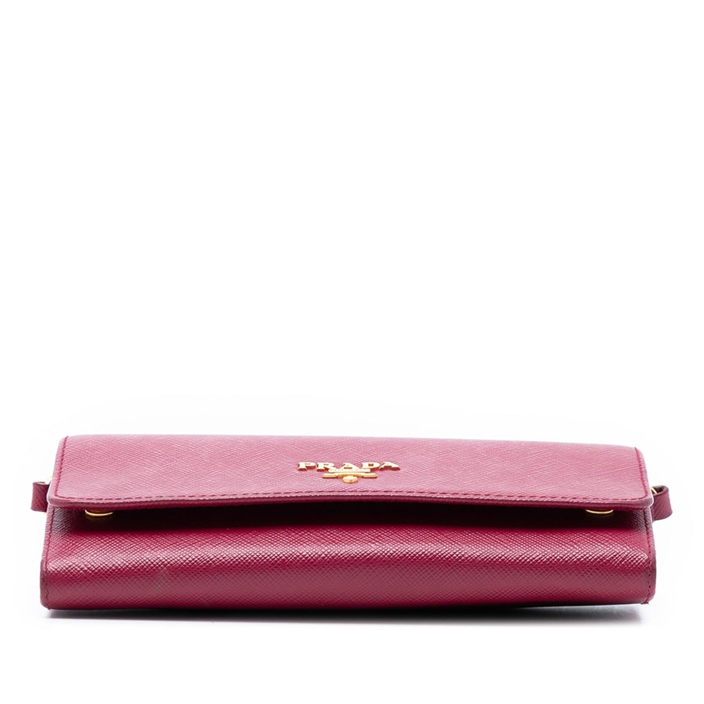 Prada Saffiano Wallet on Strap