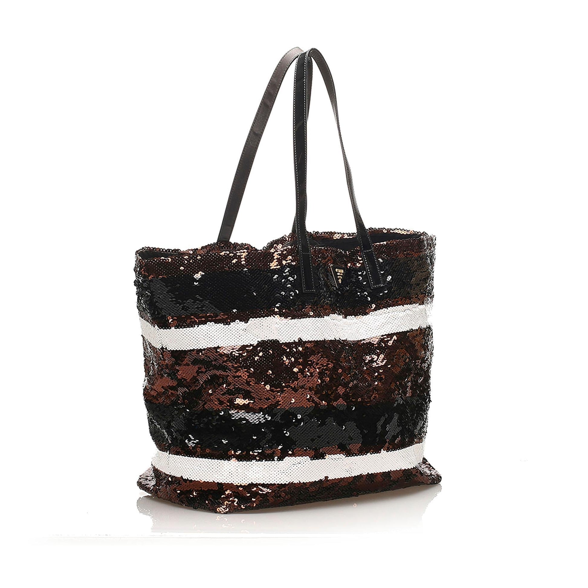 Prada Sequined Tote Bag  