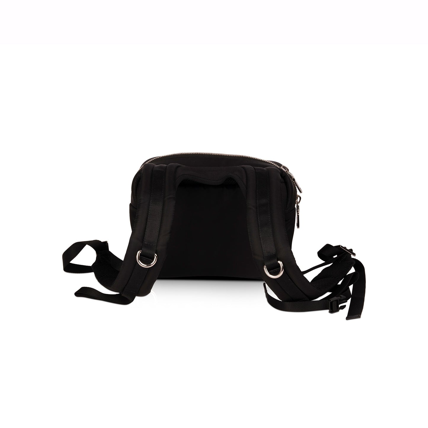 Prada Small Logo Patch Tessuto Nylon Backpack