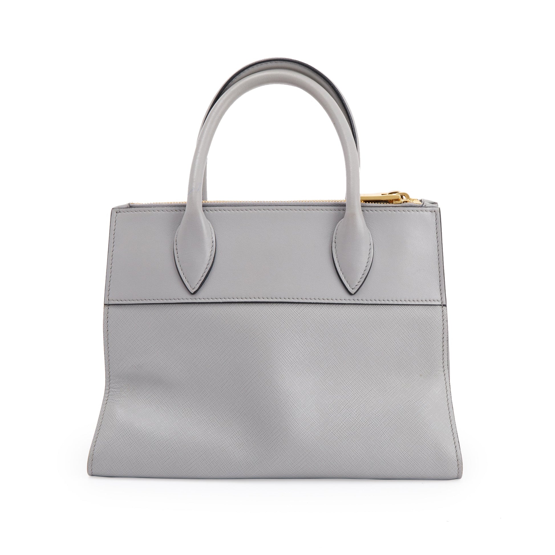 Prada Small Saffiano & City Calf Leather Paradigme Tote