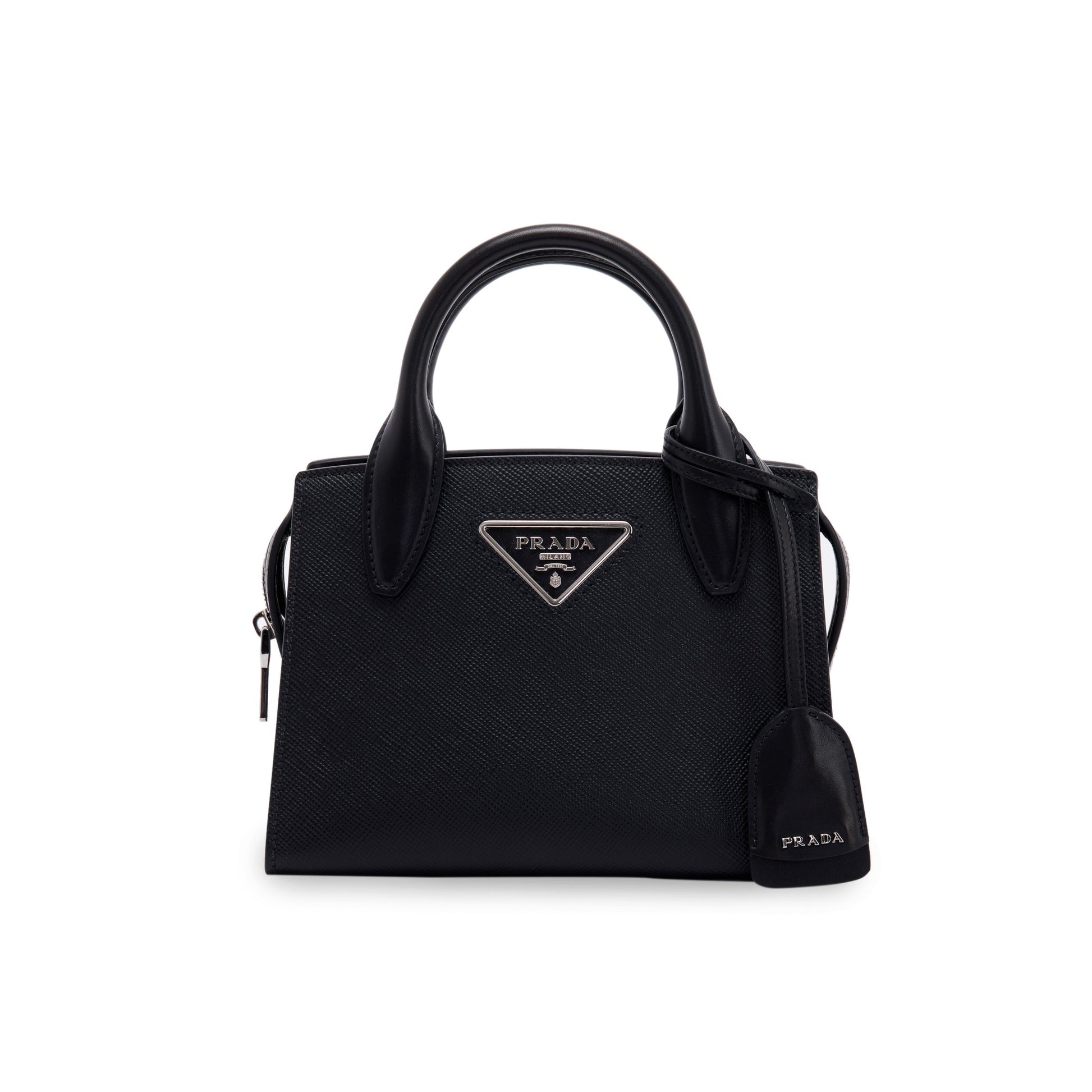 Prada Small Saffiano Cuir Kristen Bag with Strap