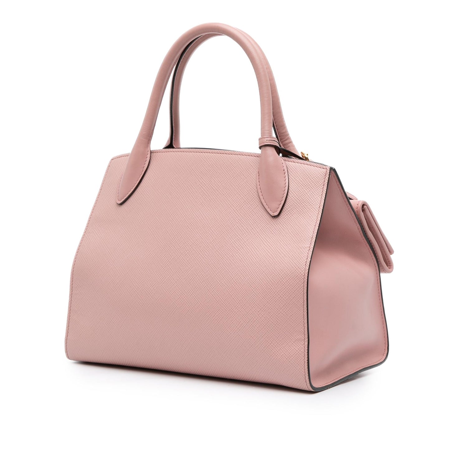 Prada Small Saffiano Cuir Monochrome Top Handle Tote