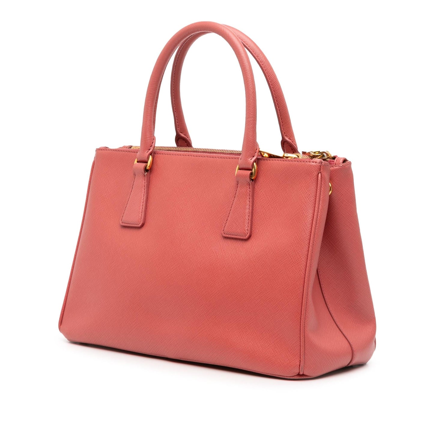 Prada Small Saffiano Lux Galleria Double Zip Satchel